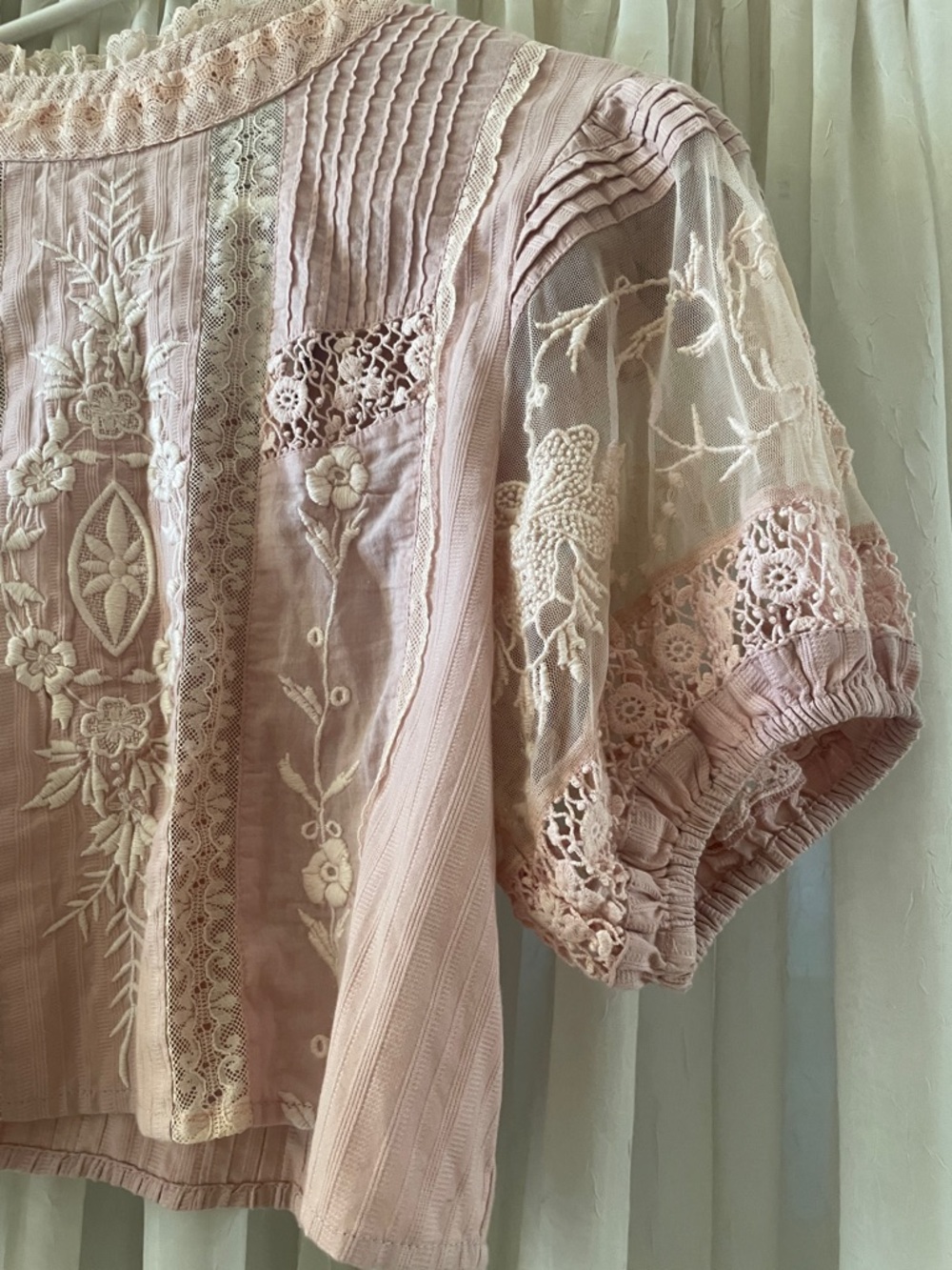 LoveShackFancy Indira Crop Top - Picture 4 of 6